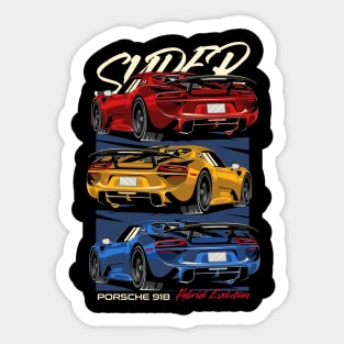 Exotic Porsche 918 Sticker